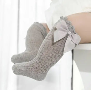 Bow Cotton Socks