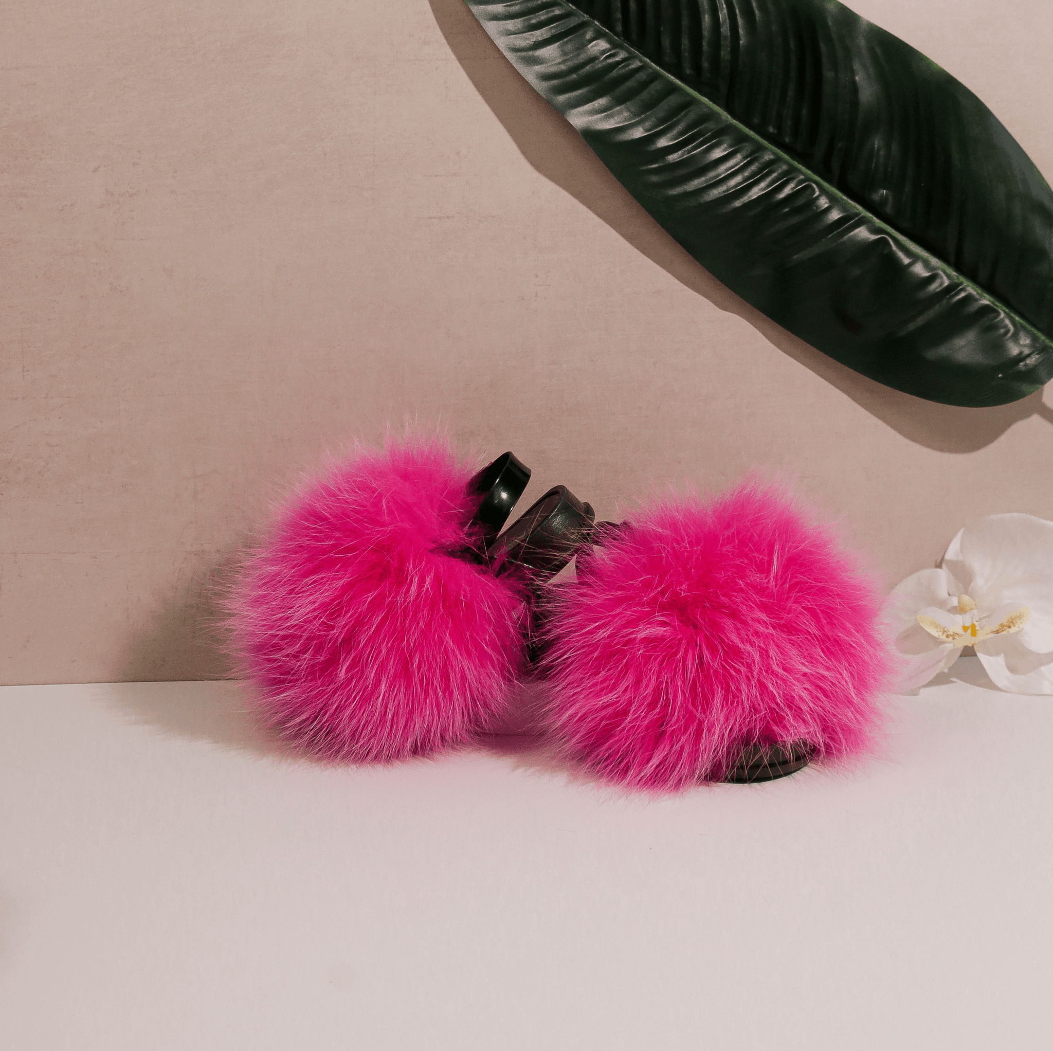 Fox Fur Slides - Children