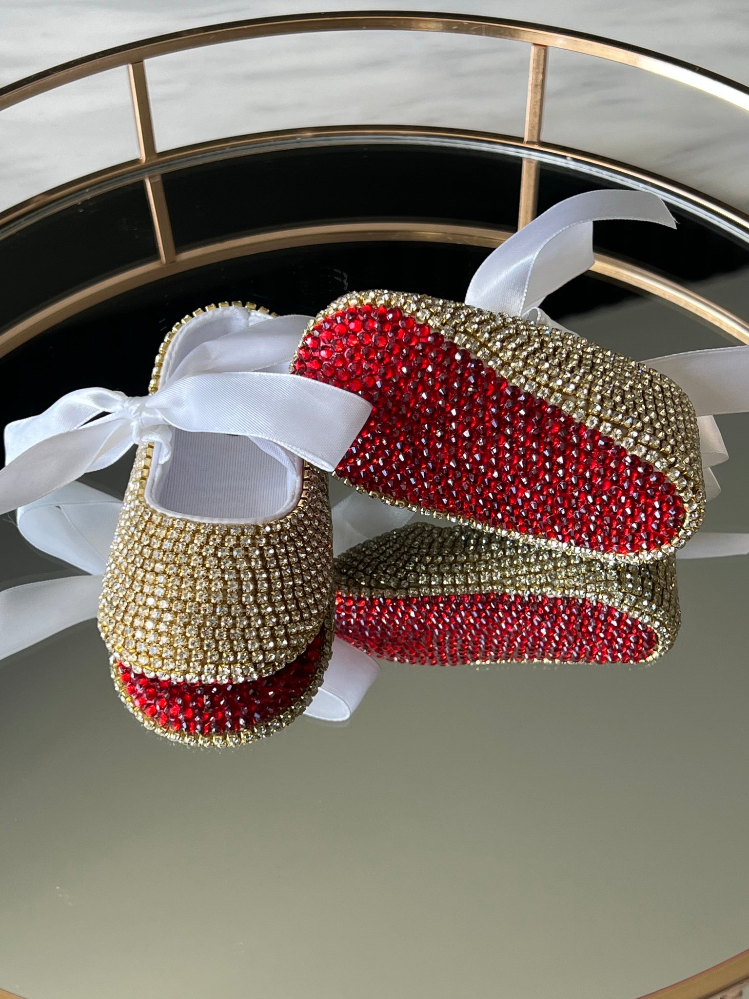 Red Bottoms Ballerina Shoes